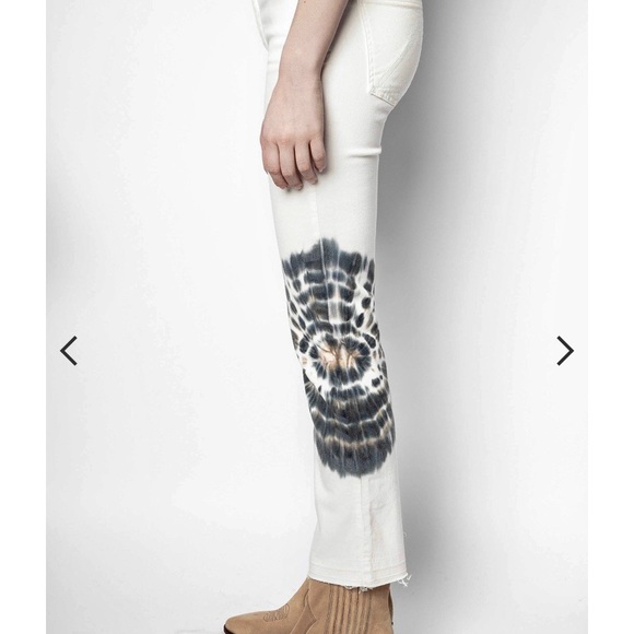 ❌SOLD❌ Zadig & Voltaire Elton Denim Tye and Dye Jeans 👖 - Picture 3 of 16